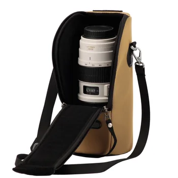 Karšto parduoti CAREELL C308 fotoaparato objektyvą barelį anti-shock atsparus smūgiams objektyvas Canon krepšys skirtas Nikon objektyvas paketas