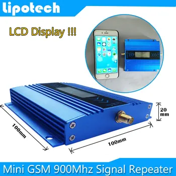 Karšto parduoti! Mini LCD GSM 900Mhz 2G Kartotuvas Mobilųjį Telefoną Signalo Stiprintuvas GSM Signalo Kartotuvų Korinio ryšio Stiprintuvas + Laidas + Antena