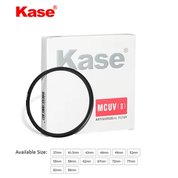 Kase 37-43/46/49/52/55/58/62/67/72/77/82/86/95/105mm MCUV (II) Ultra Slim Nano Multi-Coated Antimicrobial Lens Protector Filter