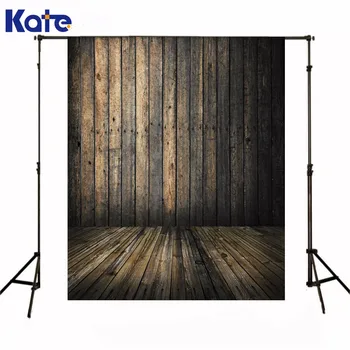 Kate Naujagimiui Fotografijos Fone Tamsaus Medžio Tekstūros, Sienos Fotografijos Foną, Medinės Grindys, Backdrops Fotosesiją