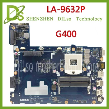 KEFU LA-9632P Lenovo G400 Notebook laptop plokštės HM70 ( Už Pentium CPU tik ) pagrindinė plokštė testuotas