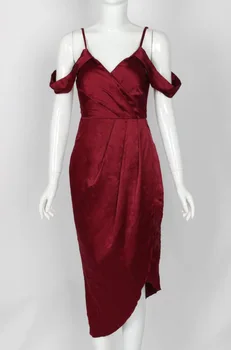 Kelio suknelė sexy beach club atsitiktinis šalies elegantiškas raudonas nereguliarus sundress rankovių gatsby prom streetwear 2018 m. vasaros