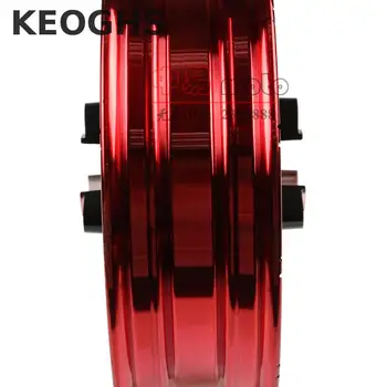 Keoghs Dvigubos Stabdžiai Diskiniai Priekiniai Varantys Ratlankio 12*2.75 Colių Aliuminio Lydinio 70mm Disko Įdiegti Yamaha 