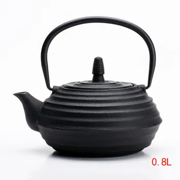 Ketaus puodą arbatinukas ketaus puodą kung fu arbatos rinkinys, kavinukas 800ml