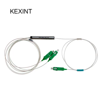 KEXINT Optinio Pluošto PLC Splitter 1*2 mini Modulis 0.9 1m Pertvarų Jungtys SC/APC 50Pieces