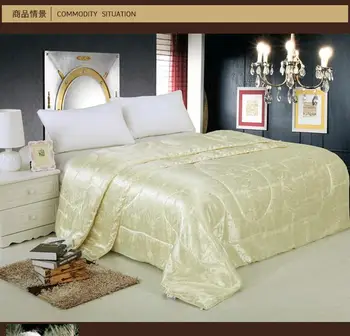 Kinijos mulberry šilko antklodė vasaros šalikas lovatiesės, antklodė, dygsniuotas king size lova balta rausva balta namuose texile antklode, 3KG
