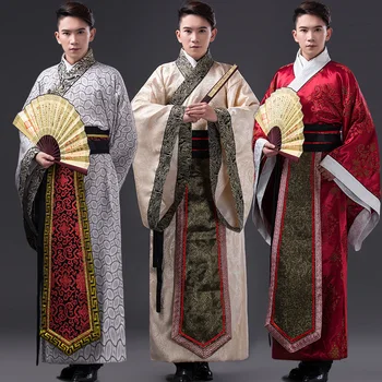 Kinijos nacionalinis hanfu juoda raudona senovės kinijoje kostiumas hanfu vyrų drabužių, Tradicinių Nacionalinių Tango Kostiumas etape Cosplay Kostiumai