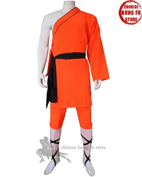Klasikinis-rankovės Shaolin Vienuoliai Kasdien Mokymo Kostiumas Kovos menų Wushu chi Rytą Mokymo Sporto Uniformas