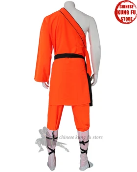 Klasikinis-rankovės Shaolin Vienuoliai Kasdien Mokymo Kostiumas Kovos menų Wushu chi Rytą Mokymo Sporto Uniformas