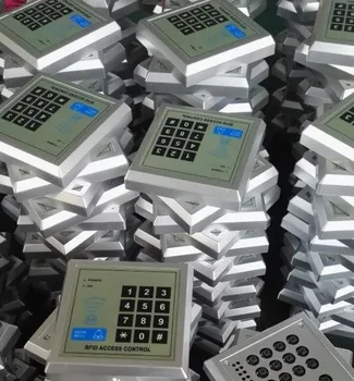 Klaviatūros Rda Vaizdo Doorphones Sistemos Blokas Su CCD Doorbell Fotoaparato Spalva 10 Ekranai Su Eletronic Lock Rinkinys, Skirtas 10 Butai