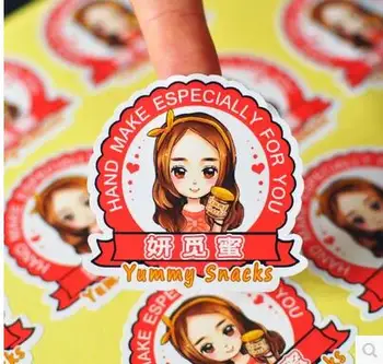 Klijuojamas lipdukas Individualų lipdukai, lipnios etiketės, logotipu,Nemokamas pristatymas kinijos Paštu