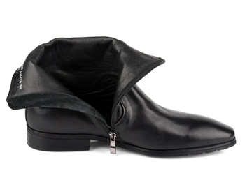 Kokybės mados black boots mens batai natūralios odos žieminiai batai mens motociklo batai