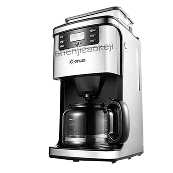 Komercinės automatinis kavos aparatas KF800 namų šlifavimo pupelių Cafe American mašina lašinamas kavos virimo aparatas 220V 900W 1pc