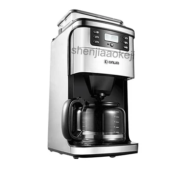 Komercinės automatinis kavos aparatas KF800 namų šlifavimo pupelių Cafe American mašina lašinamas kavos virimo aparatas 220V 900W 1pc