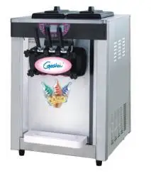 Komercinės ir namų, naudokite du ir vienas susukti 32L stalviršio, automatinė ledų gamybos mašinos ice cream maker su 3 purkštukai