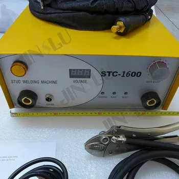 Kondensatoriaus Iškrovos STC-1600 CD Stud Suvirintojas Suvirinimo Aparatas tiktų M3-M8 Collet 220V
