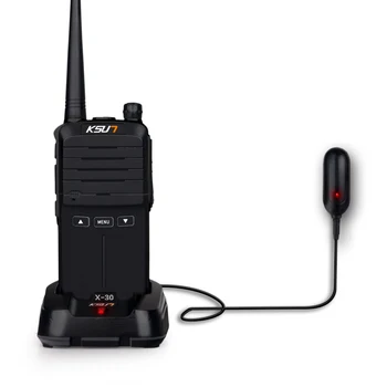 KSUN X-30 nešiojamą walkie talkie, 8W didelės galios UHF Nešiojamą Dviejų krypčių Kumpis Radijo ryšys HF Transiveris Mėgėjų Patogu