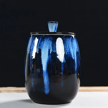 Kūrybinio Derliaus Yaobian Keramikos Arbatos Jar 