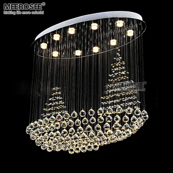Kūrybos Kristalų liustra šviesos įrengimas K9 Crystal Montuojamas lamparas blizgesio de cristal Laiptų Foyer Hotel Projekto Restoranas