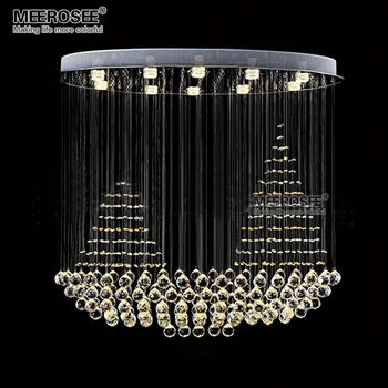 Kūrybos Kristalų liustra šviesos įrengimas K9 Crystal Montuojamas lamparas blizgesio de cristal Laiptų Foyer Hotel Projekto Restoranas