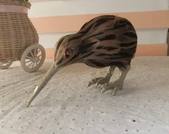 Kūrybos modeliavimas paukščių plastikiniai&kailio Tailless paukščių lėlės dovana 14x8cm a159