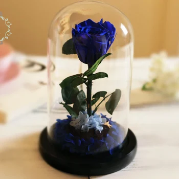 Kūrybos Stiklo Rožės, Gėlės, Švieži, Konservuoti Rožių Gėlių Vestuvių Namų Gimtadienio Automobilių Apdailos