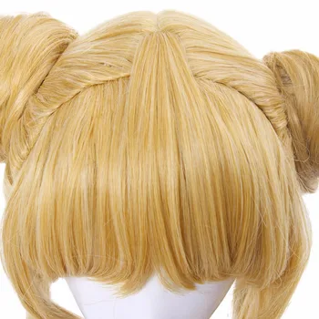 L-paštu perukas Nauja Sailor Moon Cosplay Perukai Ilgi Šviesūs Perukai Karščiui Atsparių Sintetinių Plaukų Perucas Cosplay Perukas