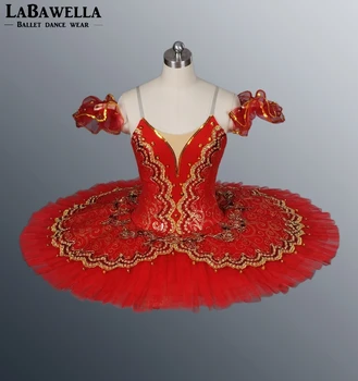 La esmeralda Veiklos Tutu Blynas Kostiumas Mergaitėms Juoda Bordo Profesionalių Baleto Tutus Moterų BT8941B