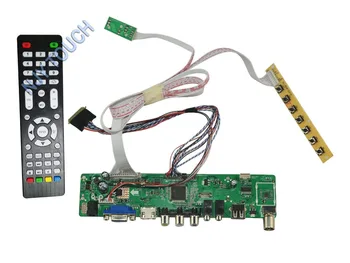 LA.MV56U.Naujas Universalus HDMI, USB, AV VGA ATV LCD Valdiklis Valdybos 13.4 colių 1366x768 LTN134AT02 WXGA WLED Ekranas 