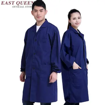 Lab paltai mėlyna moterys vyrai lab prekių moteris vyras medicininių uniformų ilgomis rankovėmis medicinos rūbeliai darbo uniformas AA875