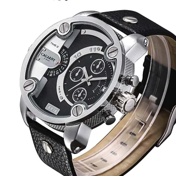 Laikrodžiai Vyrams Prabanga Top Brand CAGARNY Naujas Mados vyriški Didelis Ciferblatas Dizaineris Kvarco Žiūrėti Vyrų Laikrodis relogio masculino relojes
