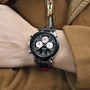 Laikrodžiai Vyrams Prabangos Prekės Daugiafunkcį Benyar Dizaino Kvarcinius Mens Sporto Laikrodis Nardymo 30m Atsitiktinis Žiūrėti Relogio Masculino Naujas