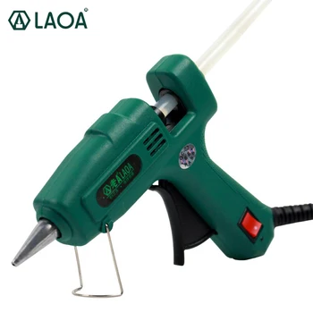 LAOA 25W/100W Hot Melt Glue Gun Stick Mini Metalo/Medienos apdirbimo Klijuoti Popieriaus Ginklai Šilumos Elektros Šilumos Įrankis