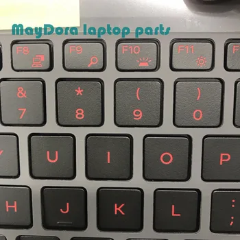 Laptop dalys DELL inspiron 15-7000 7560 palmrest su MUMIS apšvietimu raudona klaviatūra, touchpad DCIN taip pat Asamblėja