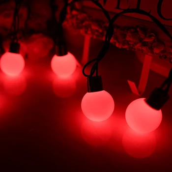 Lauko apšvietimo 5M 20leds 4cm didelis dydis Kamuolys LED styginių Šviesos Kalėdų pasakų Žibintai Naujųjų Metų vestuvių sodas girliandą lempos