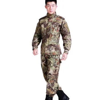 Lauko kariuomenės kamufliažas medžioklės kailis Taktika armijos uniformą kostiumas armijos medžioklės striukė ir kelnės, camo ilgomis rankovėmis drabužius rinkinys