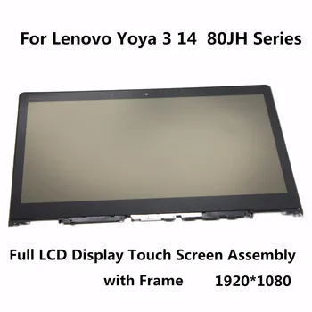 LCD Ekranas Jutiklinis Ekranas Asamblėjos+Rėmas Lenovo Jogos 3 14 80JH Serijos 80JH0025US 80JH0029US 80JH000SUS 80JH000PUS 80JH007JNX