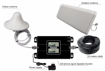 LCD Ekranas Lintratek Dual Band Mobiliojo ryšio Signalo Kartotuvų GSM 900mhz 4G LTE 1800mhz 65dB mobiliųjų Telefonų Stiprintuvas Stiprintuvas Repetidor S29