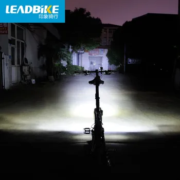 Leadbike 2017 Dviračių Šviesos USB Įkrovimo ABS LED Vandeniui MTB Dviratį, Priekiniai Flash Šviesos Naktį Jojimo Dviračiu Saugiai Žibintas