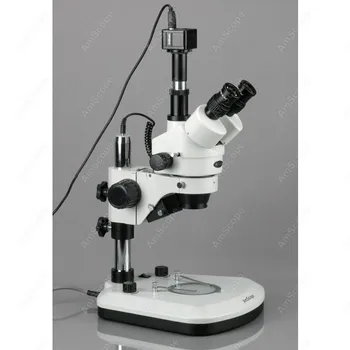 LED Mažai Šilumos Stereo Mikroskopas--AmScope Prekių 7X-90X LED Mažai Šilumos Zoom Stereo Mikroskopas + Skaitmeninis Fotoaparatas 3MP
