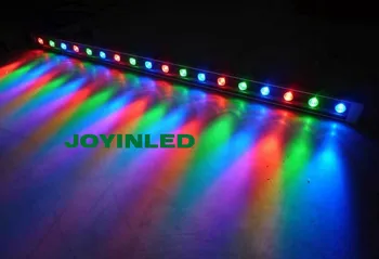 LED RGB Sienos Plovimo šviesa 36W 12R 12B 12G DMX512 RGB Šiltai Balta Linijinis Potvynis Šviesa