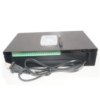 LED valdiklis T8000 SD Kortelę Valdytojas WS2801 WS2811 LPD8806 8192 Pikselių DC5V vandeniui Rainproof valdytojas AC110-240V