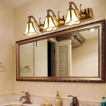 LED vonios veidrodis priekinis žibintas vonios kambarys, Tualetas vandeniui kabineto sienos lempos Odininkas Veidrodis lempos miegamasis studijų sienos sconce