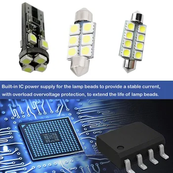 LED šviesos Interjero rinkinys paketą, skirtą 
