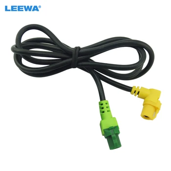 LEEWA 10VNT Automobilio USB Switch Kabelis Tinka VW GOLF JETTA SCIROCCO RCD510 RNS315 MK5 MK6 #1698-A