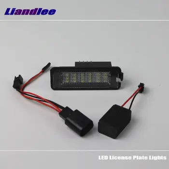 Liandlee Už Skoda Roomster (Tipas 5J) 2006~M / LED Automobilio Licencijos numerio apšvietimo Lemputės / Numeris Rėmelį Šviesos ir Aukštos Kokybės LED Lempos