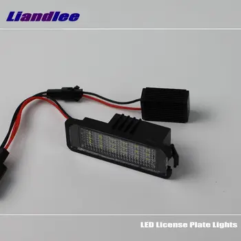 Liandlee Už Skoda Roomster (Tipas 5J) 2006~M / LED Automobilio Licencijos numerio apšvietimo Lemputės / Numeris Rėmelį Šviesos ir Aukštos Kokybės LED Lempos