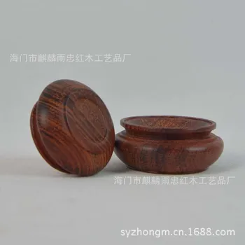 [Lietus] Zhong raudonmedžio medienos amatų moliūgas moliūgas Pigūs graikinių riešutų bazė crystal ball bazės