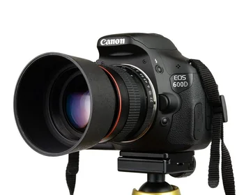Lightdow 85mm F1.8-F22 Rankinis Fokusavimas Portretas Objektyvas Kameros Objektyvas Canon EOS 550D 600D 700D 5D 6D 7D 60D VEIDRODINIAI Fotoaparatai