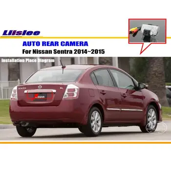 Liislee Atbuline Kamera Nissan Sentra / Versa Pastaba~M / License Plate Light OEM / CCD Night Vision / Automobilio Galinio vaizdo Kamera